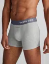 Tommy John Men's Cool Cotton Trunk 4" Boxer Brief In Gray
