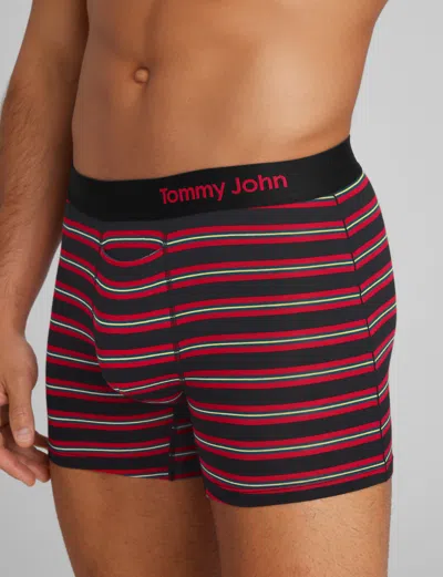 TOMMY JOHN MEN'S COOL COTTON TRUNK 4" BOXER BRIEF