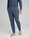 Tommy John Cozy Pajama Joggers In Blue