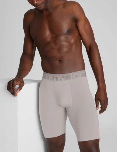 Tommy John Men's Customized Flex Boxer Brief 8" In White