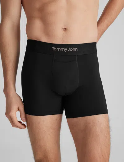 Tommy John Men's Customized Flex Trunk 4" Boxer Brief In Blue
