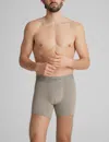 Tommy John Men's Customized Flex Trunk 4" Boxer Brief In Gray