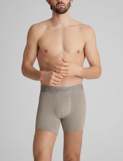 Tommy John Men's Customized Flex Trunk 4" Boxer Brief In Gray