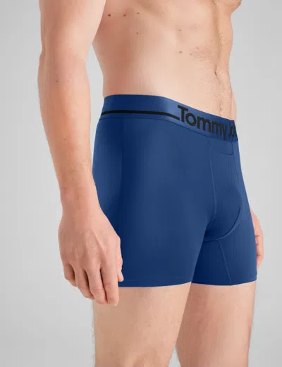 Tommy John Men's Dricomfort® Trunk 4" Boxer Brief In Blue Quartz