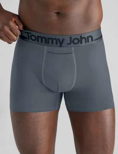 Tommy John Men's Dricomfort® Trunk 4" Boxer Brief In Turbulence