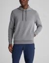 Tommy John Men's Luxe Traveler Knit Hoodie Shirts In Gray
