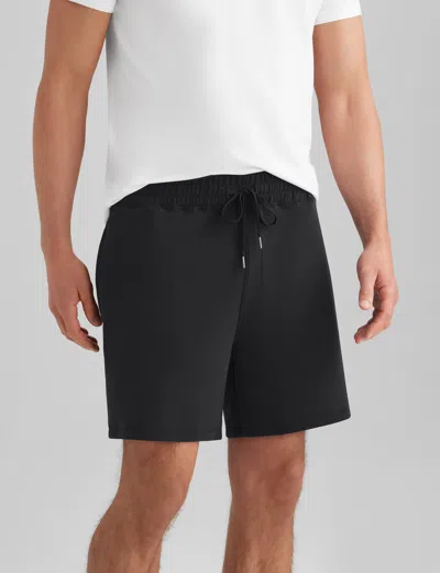 Tommy John Men's Luxe Traveler Knit Short In Black