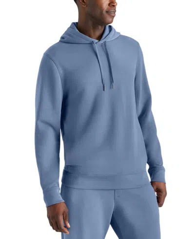 Tommy John Men's Luxe Traveler Stretch Pajama Hoodie In Blue