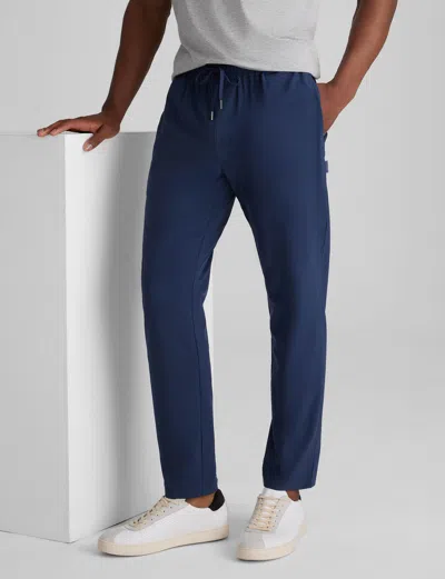 Tommy John Men's Luxe Traveler Woven Pant In Blue