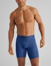Tommy John Men's Second Skin Boxer Brief 8" In Blue
