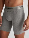 Tommy John Men's Second Skin Boxer Brief 8" In Gray