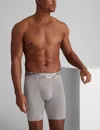 Tommy John Men's Second Skin Boxer Brief 8" In Gray