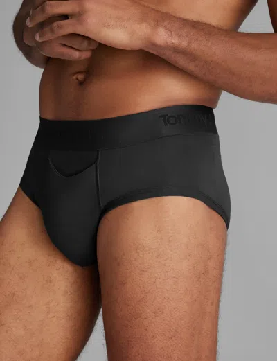 Tommy John Men's Second Skin Brief In Black