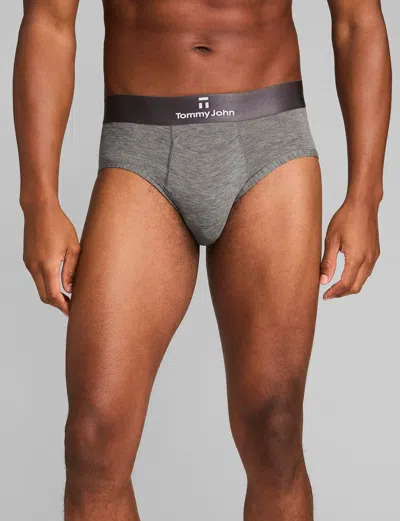 Tommy John Men's Second Skin Brief In Gray