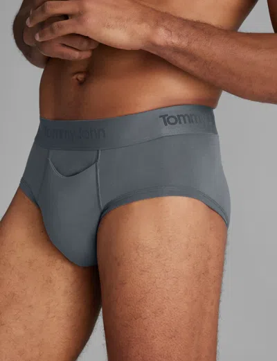 Tommy John Men's Second Skin Brief In Gray