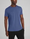 Tommy John Men's Second Skin Crew Neck T-shirt In Blue
