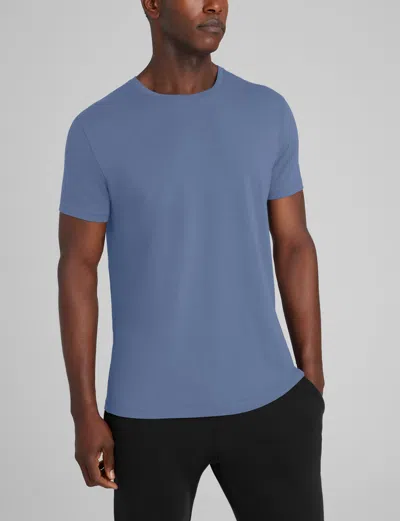 Tommy John Men's Second Skin Crew Neck T-shirt In Colony Blue