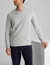Tommy John Men's Second Skin Long Sleeve T-shirt In Gray