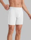 Tommy John Men's Second Skin Boxer Brief 8" In White