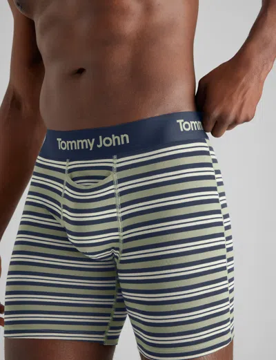 Tommy John Second Skin 6-inch Boxer Briefs In Blue