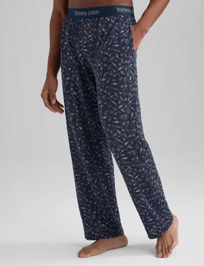 Tommy John Men's Second Skin Sleep Pant In Blue