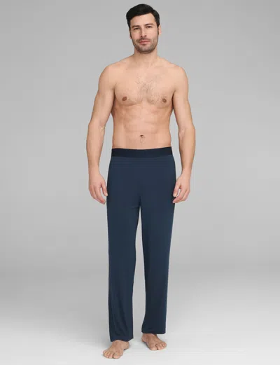 Tommy John Men's Second Skin Sleep Pant In Blue