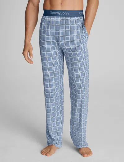 Tommy John Men's Second Skin Sleep Pant In Blue