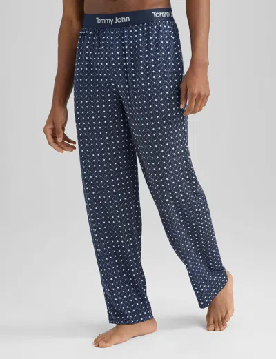 Tommy John Men's Second Skin Sleep Pant In Blue