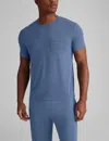 Tommy John Men's Second Skin Sleep Pocket T-shirt In Blue