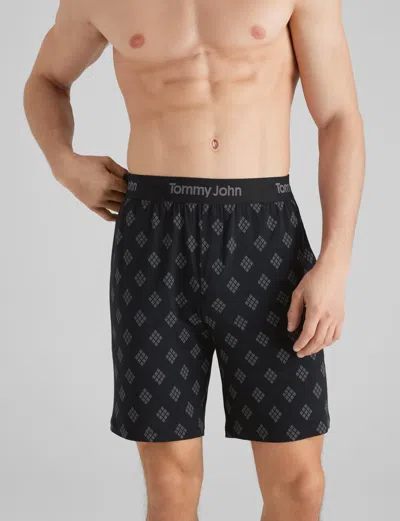 Tommy John 3-pack Second Skin 6-inch Stretch Modal Boxer Briefs In Black