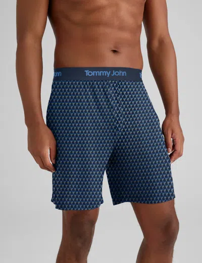 Tommy John Men's Second Skin Sleep Short In Blue