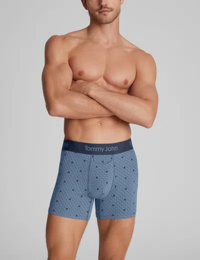 Tommy John Men's Second Skin Trunk 4" Boxer Brief In Brown