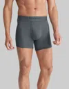 Tommy John Men's Second Skin Trunk 4" Boxer Brief In Gray