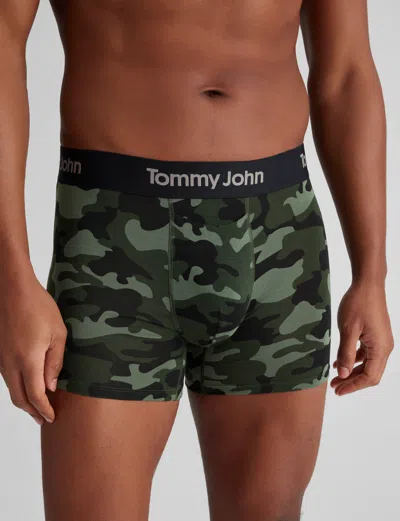 Tommy John Men's Second Skin Trunk 4" Boxer Brief In Multi