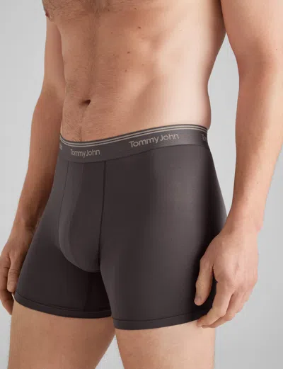 Tommy John Men's Ultra Soft Flex Trunk 4" Boxer Brief In Shale