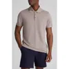 Tommy John Modal Blend Piqué Polo In Neutral