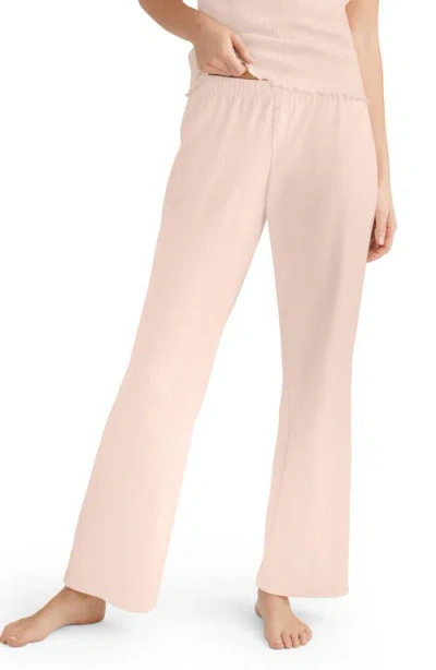 Tommy John Pointelle Rib Sleep Pants In Pink