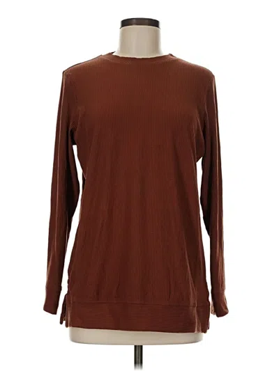 Pre-owned Tommy John Pullover Sweater In Brown