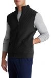Tommy John Quilted Vest In Black