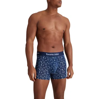 Tommy John Second Skin 4-inch Boxer Briefs In Blue