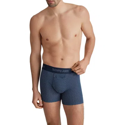 Tommy John Second Skin 4-inch Boxer Briefs In Blue