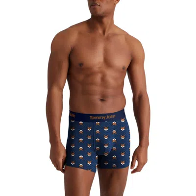 Tommy John Second Skin 4-inch Boxer Briefs In Blue