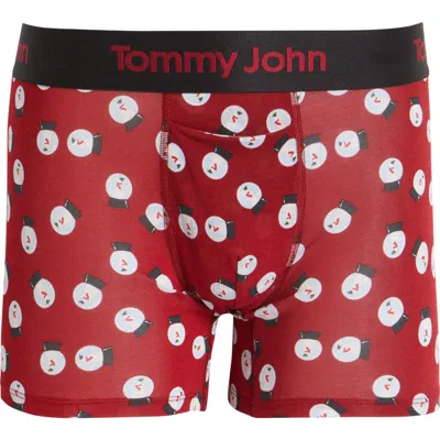 Tommy John Second Skin 4-inch Boxer Briefs In Red
