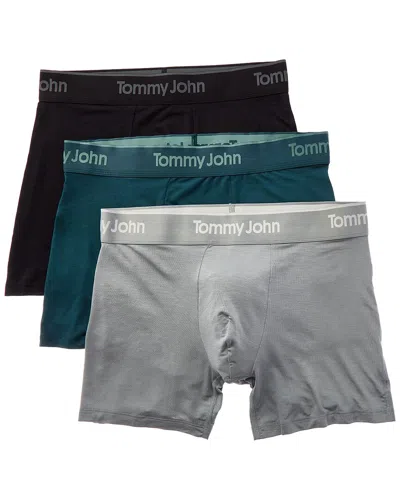Tommy John Second Skin 4in Boxer Brief In Black