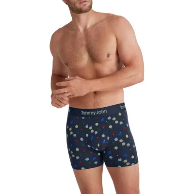 Tommy John Second Skin 4-inch Boxer Briefs In Baubles Dress Blues