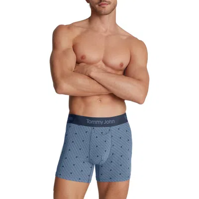 Tommy John Second Skin 4-inch Boxer Briefs In Blue