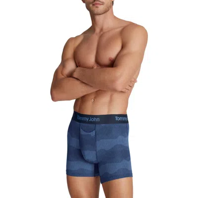 Tommy John Second Skin 4-inch Boxer Briefs In Blue