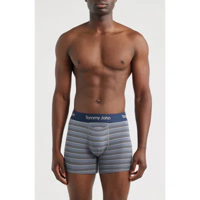 Tommy John Second Skin 4-inch Boxer Briefs In Blue