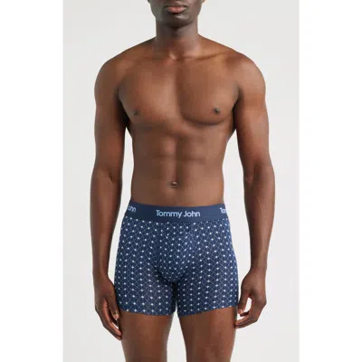 Tommy John Second Skin 4-inch Boxer Briefs In Blue