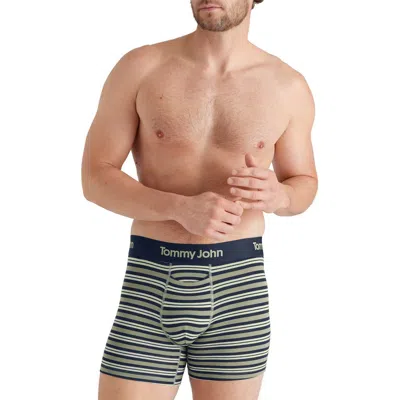Tommy John Second Skin 4-inch Boxer Briefs In Blue